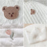 Jackcsale Baby Toddler Playmat - Round, Detachable, Washable, Activity Mat for Boys & Girls (Rabbit)