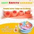 Large Particle Soft Building Block Toys with Storage Box for Toddlers Aged 18 Months to 6 Years (81P)