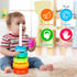 Spinning Stacking Toys for Babies 12+ Months, Montessori Ring Stacker for Toddlers, Educational Learning Toys