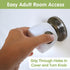 4-Pack Childproof Door Knob Covers, Easy to Install Safety Covers for Kids, Reusable, White