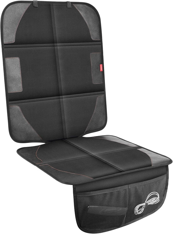 Car Seat Protector with Thickest Padding,Waterproof 600D with Storage Pockets,Non-Slip Pets Fabric