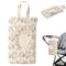 Generic Baby Wipe Holder, Floral Quilted Dispenser Pouch Portable Mommy Bag for Travel