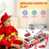 360 3 4 5 6 deAO Fire Truck Toys for Boys with Lights and Sounds,RC Remote Control Firetruck with Fodable Rotating