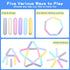 Pack 250 5.12inches 7 STARBOLO Ball Pit Balls for Toddlers - of Balls Crush Proof Plastic Toy Balls for Toddlers Ball