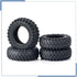 4PCS Rubber Micro RC Tires, 42mm for Kyosho Mini Z 4x4 Tires, 1/18 Scale, 1/24 Scale
