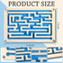 Marble Maze Circuit Game - Dementia Activities for Elderly Seniors - Wooden Maze Board Games Toy Gifts for Alzheimer's