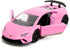 Pink Slips 1:32 Die-Cast Car, W1 Lamborghini Huracán Performante Toys for Kids and Adults in Glossy Pink