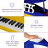 30-Key Best Choice Products Kids Classic Wooden Mini Grand Piano Musical Instrument Toy w/ Piano Lid, Bench, Foldable