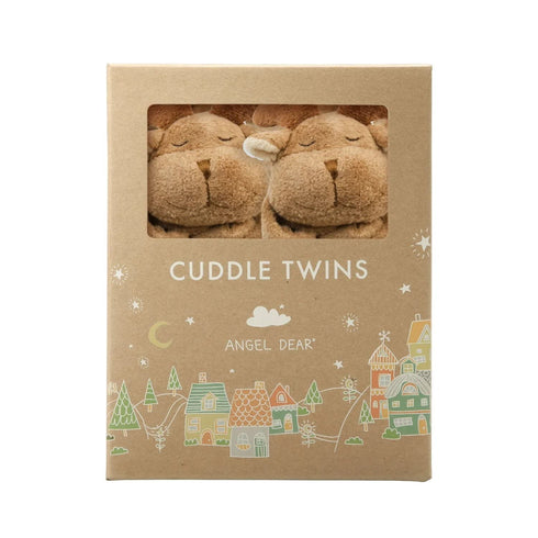 Angel Dear - Moose, Cuddle Twins Blankie Set