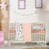 Nialnant Floral Baby Girl Blanket, Soft Plush Baby Blankets for Girls, Receiving Blankets Neutral Toddler Blanket, Girl