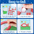 6PCS 4-8 48 Bible Paint by Stickers for Kids Ages VBS Crafts Sticker by Number Puzzle Activity Book Christian Gift