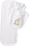 Little Me Clothes for Baby Boys, 3-Piece Giraffe Bib and Burp Set