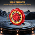 Metal Precision Fidget Spinner - Anxiety Rotator & Restless Fidget Toy, Stress-Relief Tool for Adults & Kids A (red)