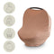 mushie Baby Car Seat Canopy Cover | Breathable & Stretchy Multi Use