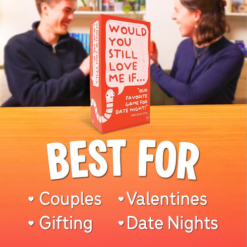 Lucky Egg Would You Still Love Me IF - Fun Valentines Day Game for Couples - Couples Card Game Romantic & Hilarious