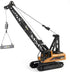 duturpo 1/50 Scale Metal Diecast Crane Truck Toy, Metal Construction Vehicles Model for Boys, Crane Machine Toy