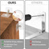 Kit,10 No-Drill Anti-Tip Furniture Anchors, Heavy Duty Adhesive Straps for Dresser, Bookshelf & TV Stand, Baby Proof