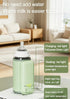 Eggeil 6-Level Bottle Warmer on the go for Travel.Portable Baby Bottle Warmer with Temperature Display and Night Light
