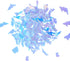 141 ZZYFGH Unique Jigsaw Puzzle, Impossible Challenge Pieces Round Broken Color Changing Iridescent Acrylic Puzzles