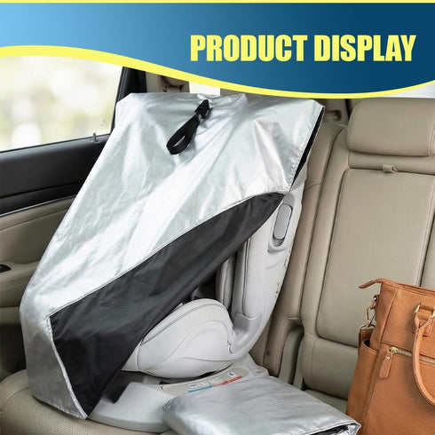 DUSCOKE (1PC) Baby Car Seat Sun Shade Cover - UV Protection Heat Shield Cooler Cover for Infant & Toddler Car Seats |
