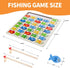 Wooden Magnetic Fishing Game for Toddlers, Montessori Fine Motor Skills Toy with Letters and Numbers, Preschool Learning ABC and Puzzle Birthday Toys Gift for 3 4 5+ Year Old Kids(2 Poles)