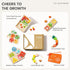 Set 18-24 4-in-1 Tiny Land Montessori Toy for Babies Months Investigator Play Kit- Wooden Learning Toys with Color
