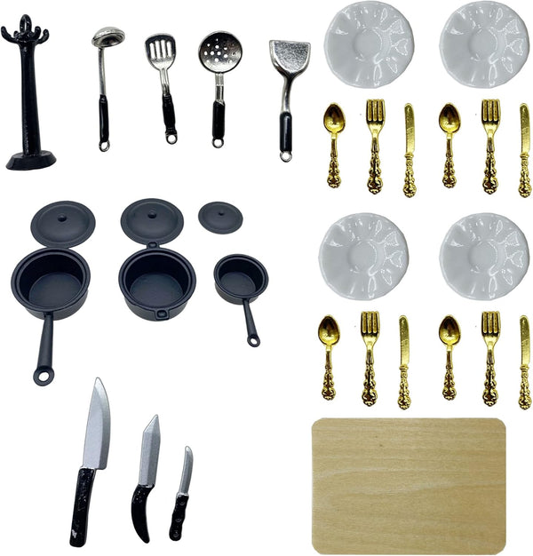 Cayway Miniature Kitchen Accessories Miniature Cookware Accessories Mini Food Accessory Mini Pot