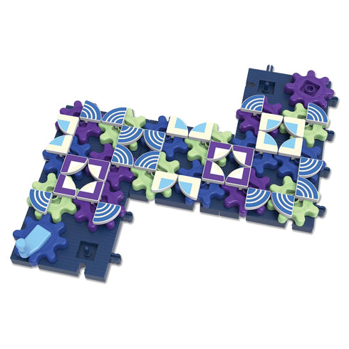 Set Learning Resources Glowing PatternGears - Building with Glow in the Dark Stickers, Toddlers Hands-On Toy, STEM