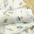 Organic Cotton Soft Muslin Swaddle Blankets Premium Receiving Blanket|Toddler| Bath Towels | Wraps Neutral Receiving