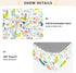 miaozhen 1 Pack 52x28 Cotton Baby Crib Sheets for Boys Girls Soft Comfy Little Fresh Safaris Butterfly Floral Muslin