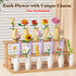 12 Set, PCS Prefilled Easter Eggs with Flower Building Blocks Easter Basket Stuffers Fillers for Teens Kids Girls Boys