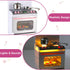 Doll Kitchen Playset for Kids - My Modern Mini Kitchen House Furniture Toy Accessories Set with Realistic Lights &