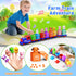Set 2-4, Counting 1 2 3 Train for Toddlers Electric Toy Train with Farm Animals & Music & Lights, Montessori & Sorting