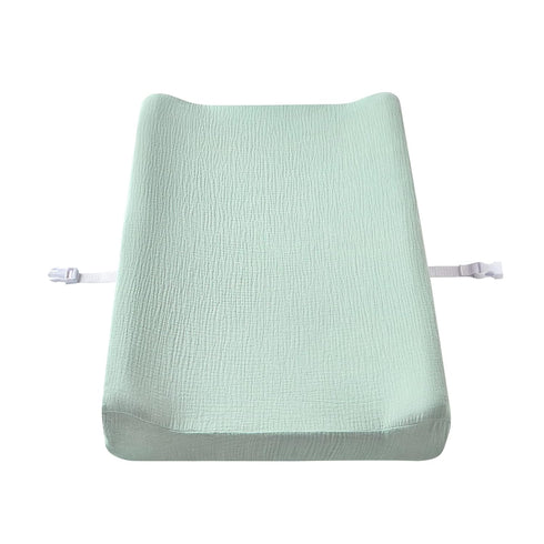 Muslin Changing Pad Cover, Ultra Soft Breathable Fitted Diaper Changing Table Cover for Baby Boys Girls