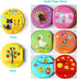JUNSFUN Books-3PCS,Bathtub Baby Bath Toys Floating Waterproof Educational Bath Toy Books for Toddlers-Zoo Books,Fish