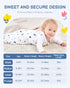 3 Pack 12-18 100% 0.5 2-Way Baby Sleep Sack Months Organic Cotton, TOG Lightweight Wearable Blanket, Zipper Sleeping
