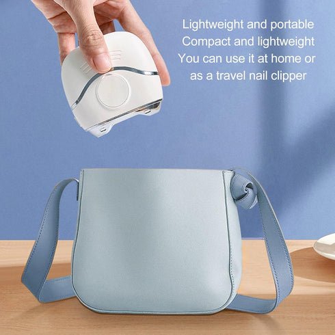 Trimmer Electric Nail Clipper, Clippers for Adults Automatic Polisher Storage Integrated File Scissors Compact