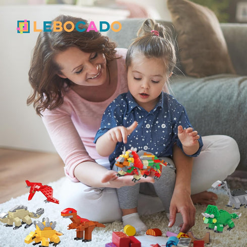 Sets,12 Pack 6 1 Sets, Mini Building Block Dinosaur Toys Building Blocks, in STEM Toys Eggs Building Party Favors