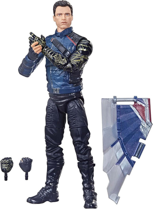 Marvel Legends Series Avengers 6-inch Action Figure Toy, Winter Soldier, Premium Design with 2 Accessories for Kids Age