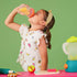 B. toys Mini Chef Fruity Smoothie Playset, Pretend Play Kitchen Accessories, Toy Blender, Role-Play Toys for Kids 3+