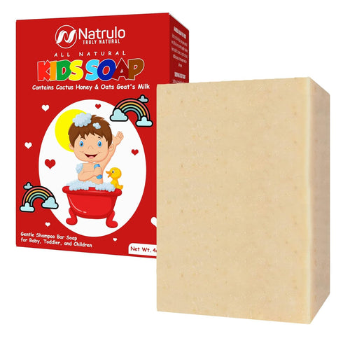 Baby Soap Natural Unscented Goat Milk Kids Soap Bar for Sensitive Skin