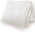 Baby Receiving Blanket for Boys Girls, Knit Neutral Swaddle Blankets, Soft Lightweight Crib Stroller Blankets, 30 x 40