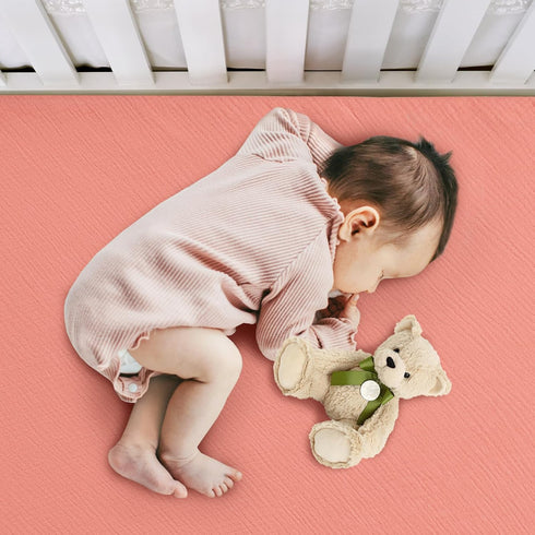 MIGIOL 100% 52 28", 2 Cotton Crib Sheet, Cotton Breathable Crib Sheet, Standard Crib Sheet, Size "X Pieces (Gradient