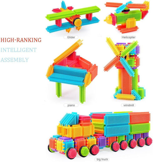 100 Set Teytoy Pcs Bristle Shape Building Blocks Toy for toddlers Kids