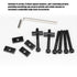 LUAATT 6 Set Chair,12.9 Screws Hardware Replacement Kit Compatible with Stokke Tripp Trapp High Grade Alloy Steel