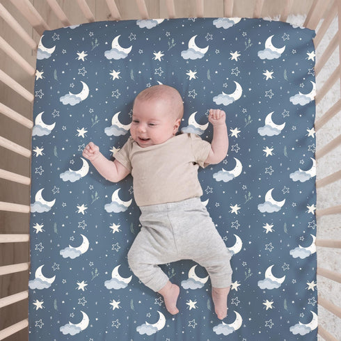 3 Set Set, The Peanutshell Piece Celestial Serenity Baby Crib Bedding Boy Nursery Decor Boy Crib Comforter Boho Neutral