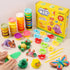 Mythcloud Stocking Stuffers for Kids - 24 Colors DIY Playdough Bulk Pack Classroom
