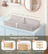 Mallify Baby Changing Pad, Waterproof & Wipeable Vegan Leather Diaper Changing Mat, Non-Slip Changing Pad for Dresser