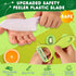 16PCS Sets Set 3-10 Kids Cooking Real Montessori Kitchen Tools for Toddlers - Kids Knife for Real Cooking
