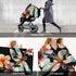 Zhbvncp Dragonfly and Flowers Baby Car Seat Cover & Breastfeeding Nursing Cover - Breathable Stretch Fabric Multi-Use